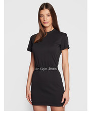 Sukienka Sukienka codzienna J20J220356 Czarny Regular Fit - modivo.pl Calvin Klein Jeans