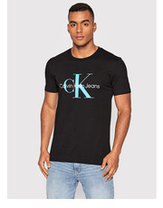 T-shirt - koszulka męska T-Shirt J30J320806 Czarny Slim Fit - modivo.pl Calvin Klein Jeans
