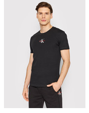 T-shirt - koszulka męska T-Shirt J30J319877 Czarny Regular Fit - modivo.pl Calvin Klein Jeans