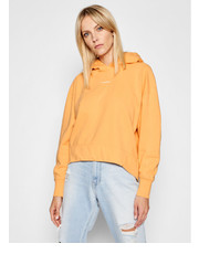Bluza Bluza J20J215462 Pomarańczowy Oversize - modivo.pl Calvin Klein Jeans