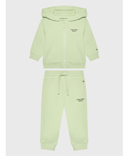 Odzież dziecięca Dres IN0IN00019 Zielony Regular Fit - modivo.pl Calvin Klein Jeans