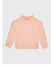 Bluzka Bluzka Monogram Off Placed IG0IG01791 Różowy Relaxed Fit - modivo.pl Calvin Klein Jeans