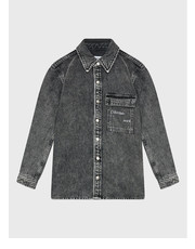 Bluzka Koszula jeansowa IU0IU00338 Szary Regular Fit - modivo.pl Calvin Klein Jeans