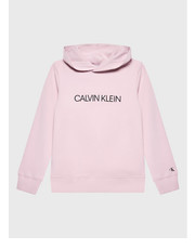 Bluza Bluza IU0IU00163 Różowy Regular Fit - modivo.pl Calvin Klein Jeans