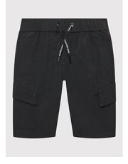 Spodnie Szorty materiałowe Soft Tech IB0IB01183 Czarny Regular Fit - modivo.pl Calvin Klein Jeans