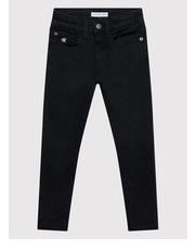 Spodnie Jeansy IB0IB00766 Czarny Skinny Fit - modivo.pl Calvin Klein Jeans