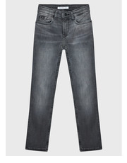 Spodnie Jeansy IB0IB01263 Szary Slim Fit - modivo.pl Calvin Klein Jeans