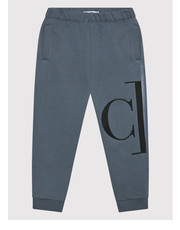 Spodnie Spodnie dresowe Mixed Monogram IB0IB01139 Szary Regular Fit - modivo.pl Calvin Klein Jeans