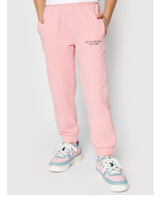 Spodnie Spodnie dresowe Mini Monogram IG0IG01003 Różowy Regular Fit - modivo.pl Calvin Klein Jeans