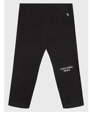 Spodnie Legginsy Stack Logo IN0IN00008 Czarny Slim Fit - modivo.pl Calvin Klein Jeans