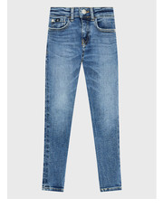 Spodnie Jeansy IB0IB01551 Niebieski Skinny Fit - modivo.pl Calvin Klein Jeans