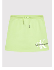 Spódniczka Spódnica Reflective Monogram IG0IG01426 Zielony Regular Fit - modivo.pl Calvin Klein Jeans