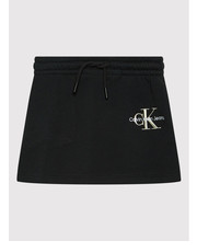 Spódniczka Spódnica Monogram Off Placed IG0IG01313 Czarny Regular Fit - modivo.pl Calvin Klein Jeans