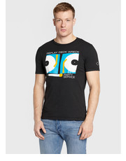 T-shirt - koszulka męska T-Shirt M6298.000.22662G Czarny Regular Fit - modivo.pl Replay
