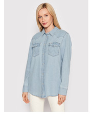 Koszula Koszula jeansowa Heritage W5S96OX4E Niebieski Regular Fit - modivo.pl Wrangler