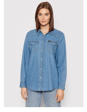 Koszula Koszula jeansowa W5S9LWX8E Niebieski Regular Fit - modivo.pl Wrangler
