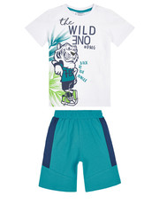 Bluzka Komplet t-shirt i spodenki Wild Heart 45192011 Kolorowy Regular Fit - modivo.pl Primigi