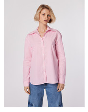 Koszula Simple Koszula KOD505-02 Różowy Relaxed Fit - modivo.pl SIMPLE