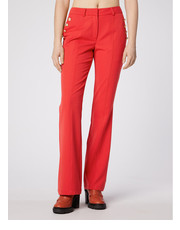 Spodnie Simple Spodnie materiałowe SPD505-02 Czerwony Regular Fit - modivo.pl SIMPLE