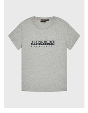 Bluzka T-Shirt S-Box NP0A4GNJ M Szary Regular Fit - modivo.pl Napapijri