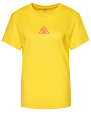 Bluzka T-Shirt Tri Boyfriend VN0A4SCY Żółty Regular Fit - modivo.pl Vans