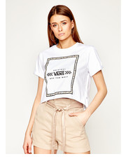 Bluzka T-Shirt Leila Tee VN0A4CWXWHT Biały Oversize - modivo.pl Vans