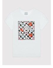 Bluzka T-Shirt Box Candy Hearts VN0A5LEF Biały Regular Fit - modivo.pl Vans