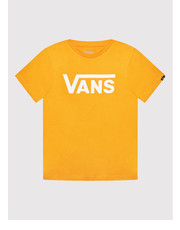 Bluzka T-Shirt VN000IVF Żółty Classic Fit - modivo.pl Vans