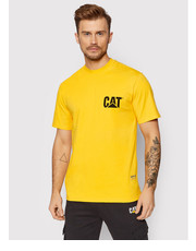 T-shirt - koszulka męska CATerpillar T-Shirt 2511866 Żółty Regular Fit - modivo.pl Caterpillar