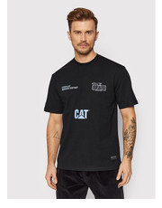 T-shirt - koszulka męska CATerpillar T-Shirt 2511874 Czarny Regular Fit - modivo.pl Caterpillar