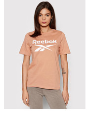 Bluzka T-Shirt Identity HB2269 Pomarańczowy Relaxed Fit - modivo.pl Reebok